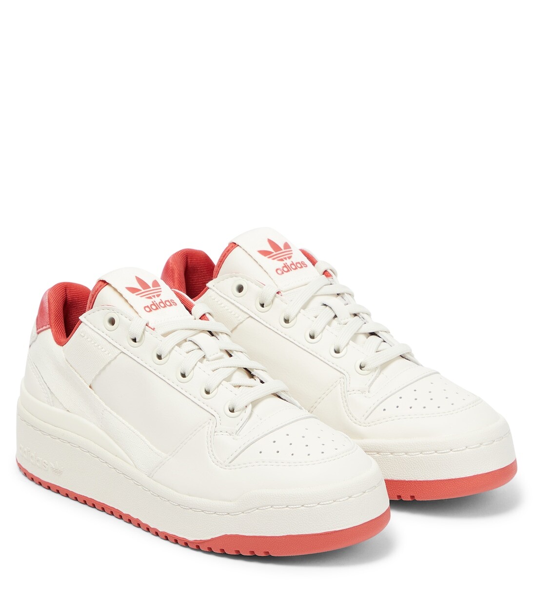 

Кроссовки Forum Bold из искусственной кожи Adidas Originals, белый