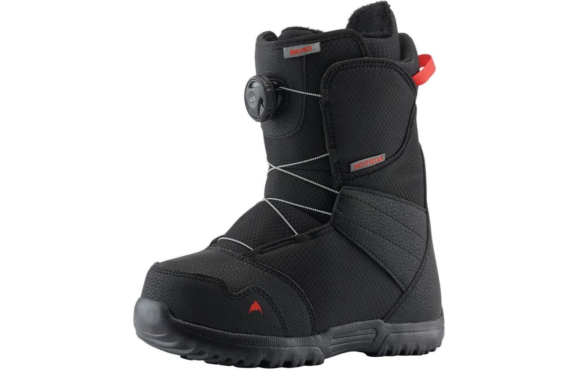 

Zipline BOA лыжные ботинки со стальной проволочной пряжкой для детей BURTON, черный