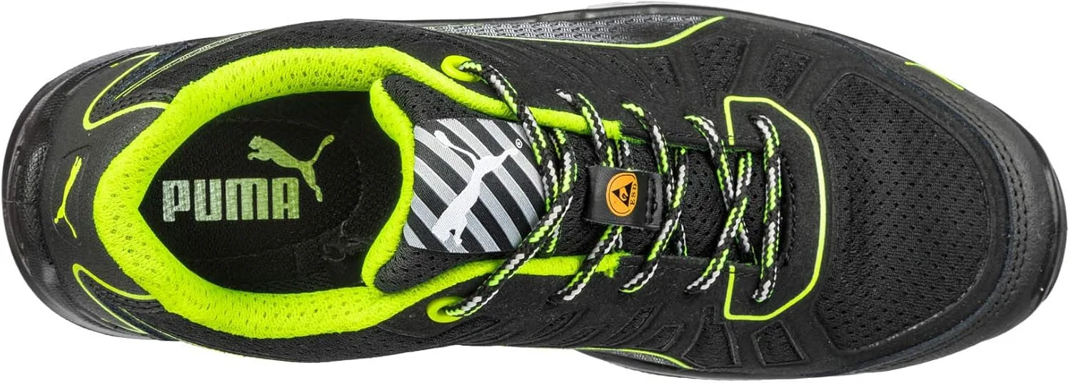 Кроссовки Puma 644210 Fuse TC Green Low S1P, черный/зеленый — фото 3