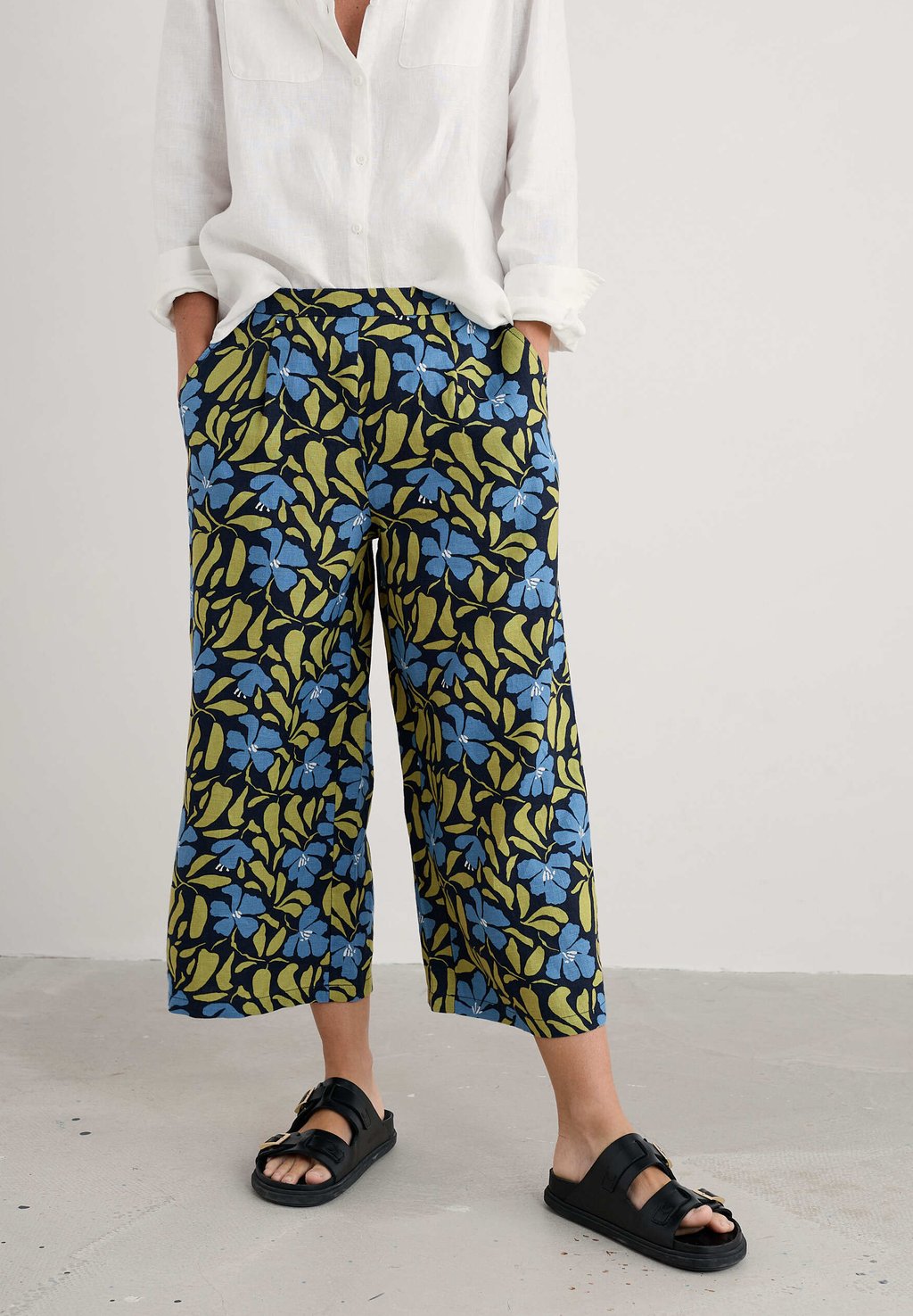 

Брюки PEACEFUL HAVEN CULOTTES Seasalt Cornwall, темно-синий