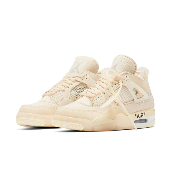 Кроссовки 4 x off-white sp 'sail' Air Jordan, мультиколор — фото 3