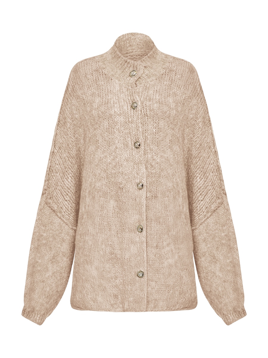 

Вязаный кардиган Lilavie Lolaa Oversize One Size, коричневый