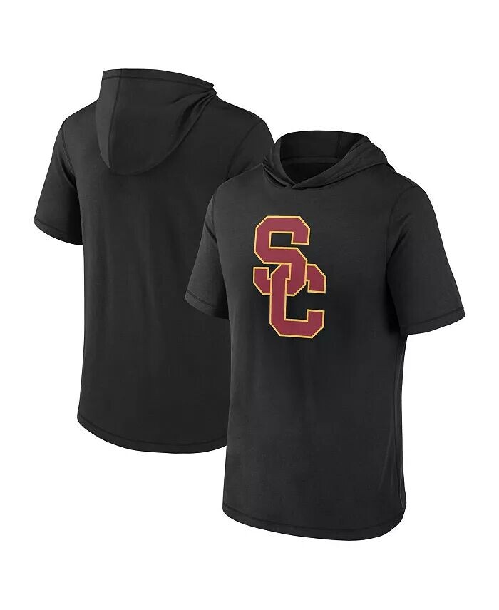 

Мужская черная футболка с капюшоном с логотипом USC Trojans Primary Fanatics