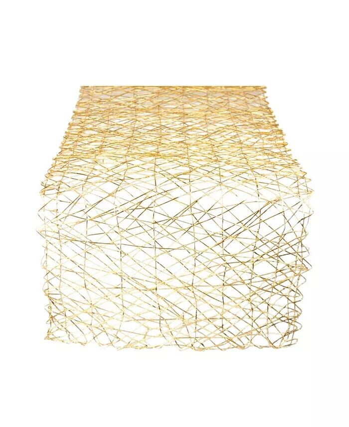 

Скатерть из тканой бумаги Design Imports, золото