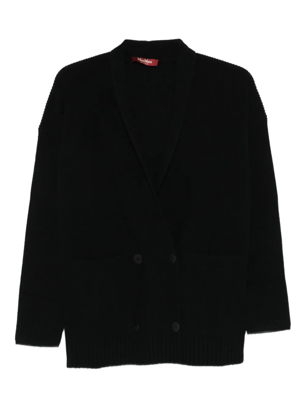

Двубортный кардиган MAX MARA, черный