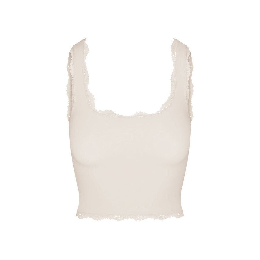 

Топ SKIMS Fits Everybody Lace, цвет Stone