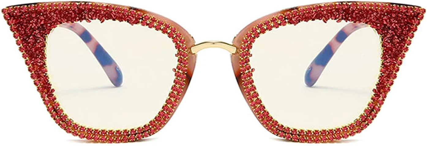 

Винтажные солнцезащитные очки COTIA «кошачий глаз» для женщин, с бриллиантами и стразами, мужские солнцезащитные очки с защитой от УФ-излучения UV400, Pink