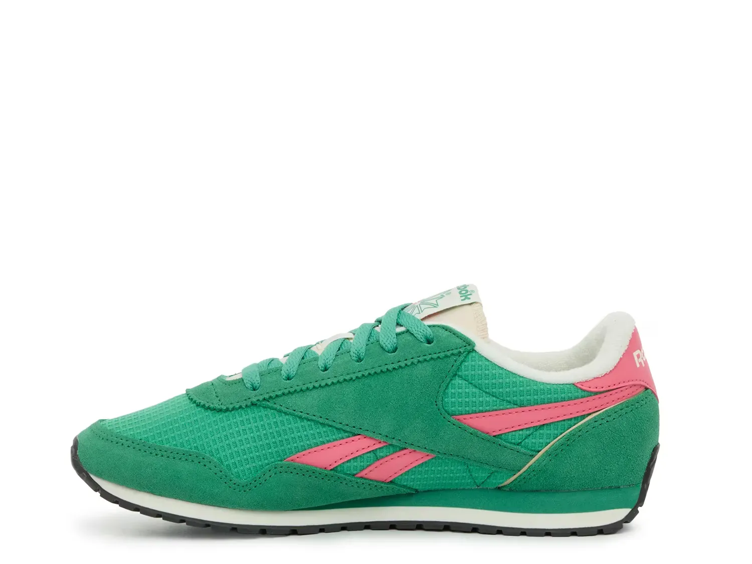 Кроссовки Classic AZ - женские Reebok, Green/Pink — фото 3