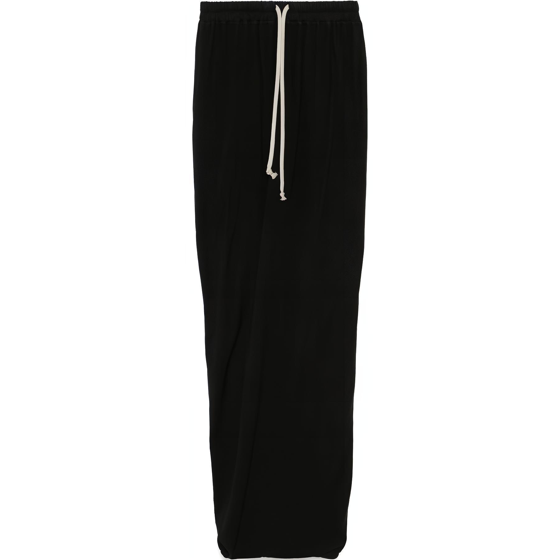 

Макси-юбка с кулиской Pillar Rick Owens DRKSHDW, черный