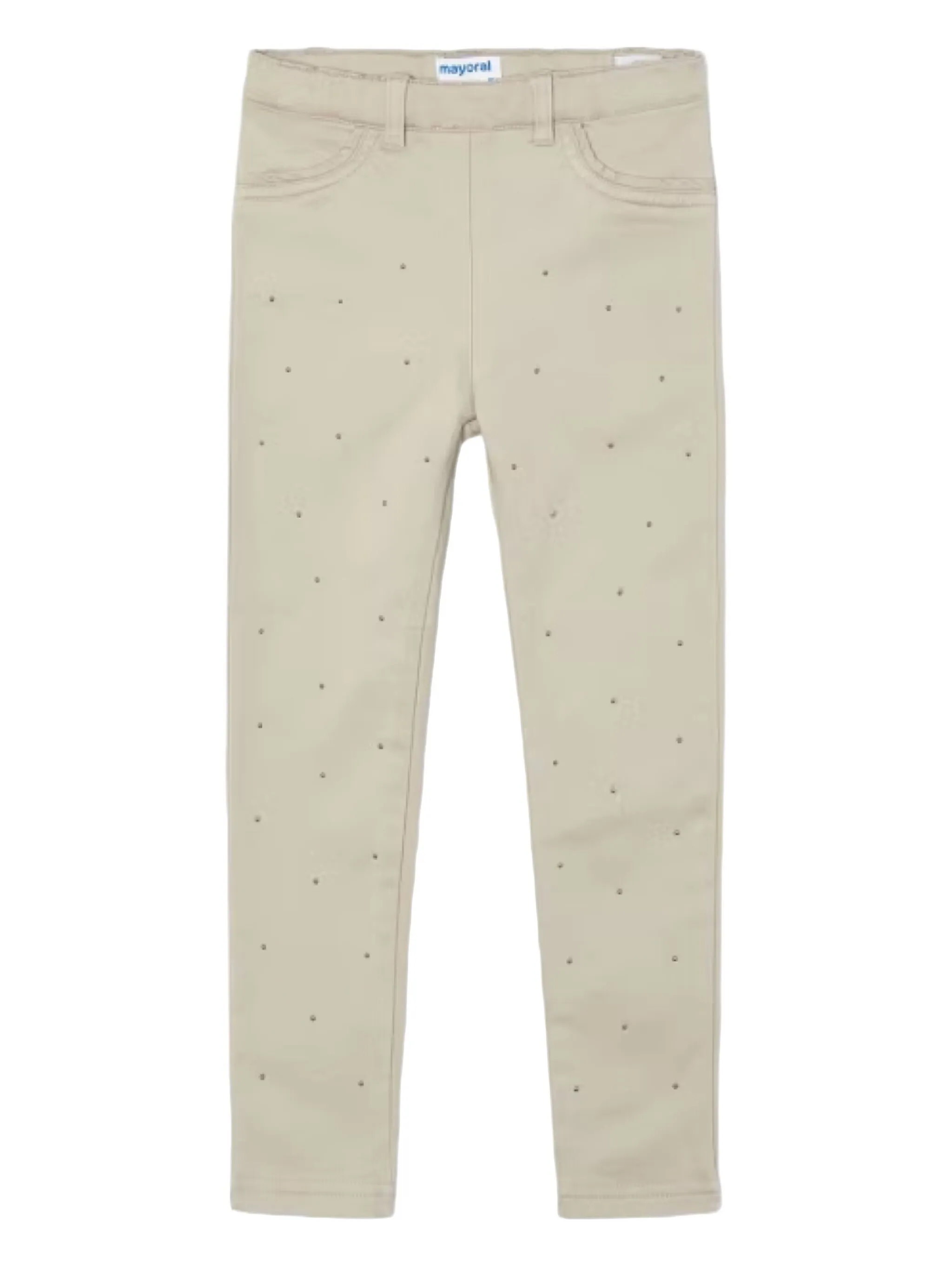 

Брюки с заклепками Mayoral, бежевый