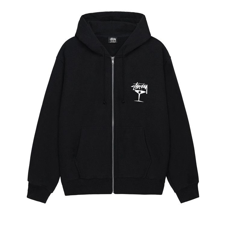 

Худи Stussy Martini Zip Hoodie, Black