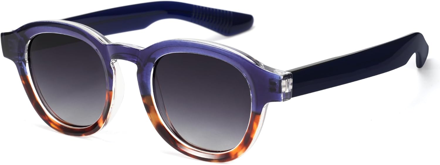 

Солнцезащитные очки Cyxus для женщин и мужчин, поляризованные, ретро, ​​круглые, винтажные, классический стиль, защита UV400, артикул P1553B01, Frame:tortoise Mix Purple+lens:black-grey