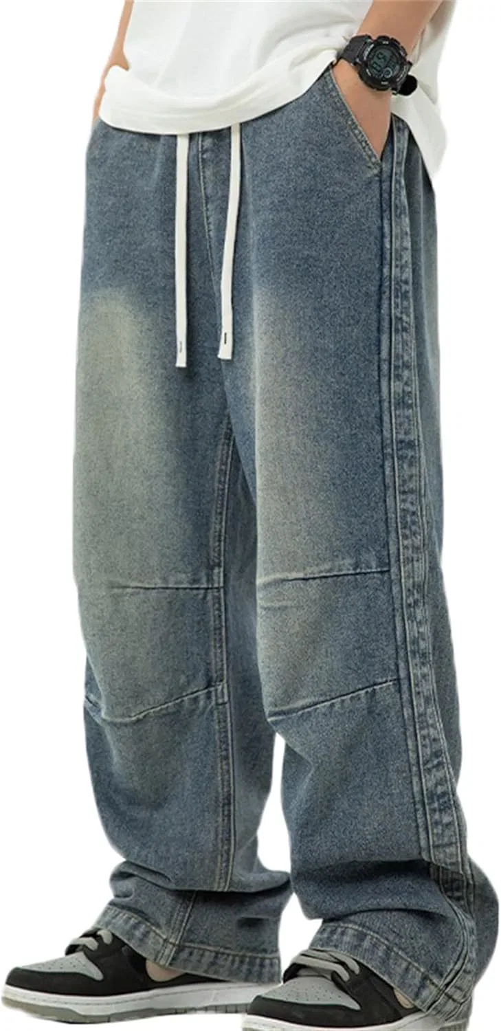 Джинсы свободные Hip Hop, Blue