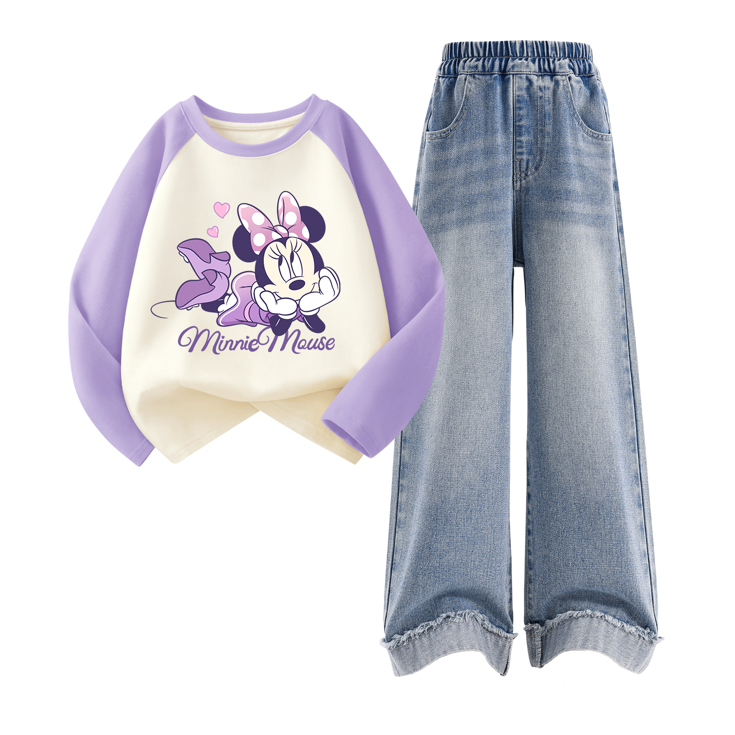 

Детская повседневная спортивная одежда Disney, светло-голубой