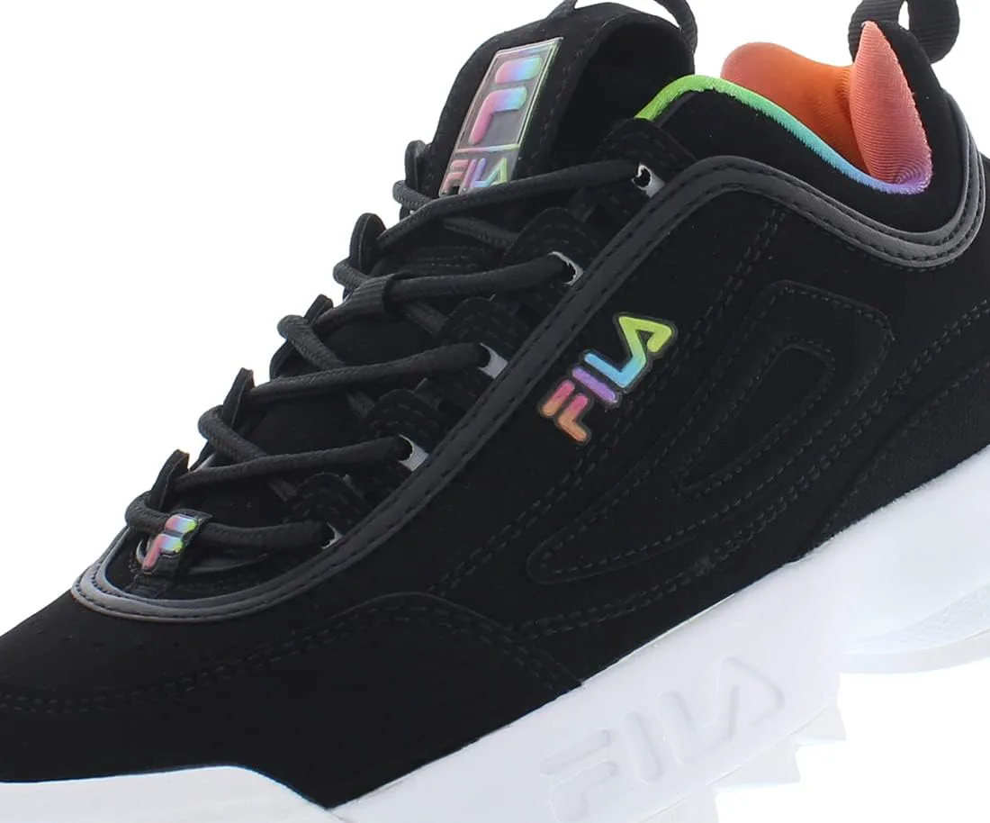 Женские кроссовки Fila Disruptor II Premium, черный/мультиколор — фото 2