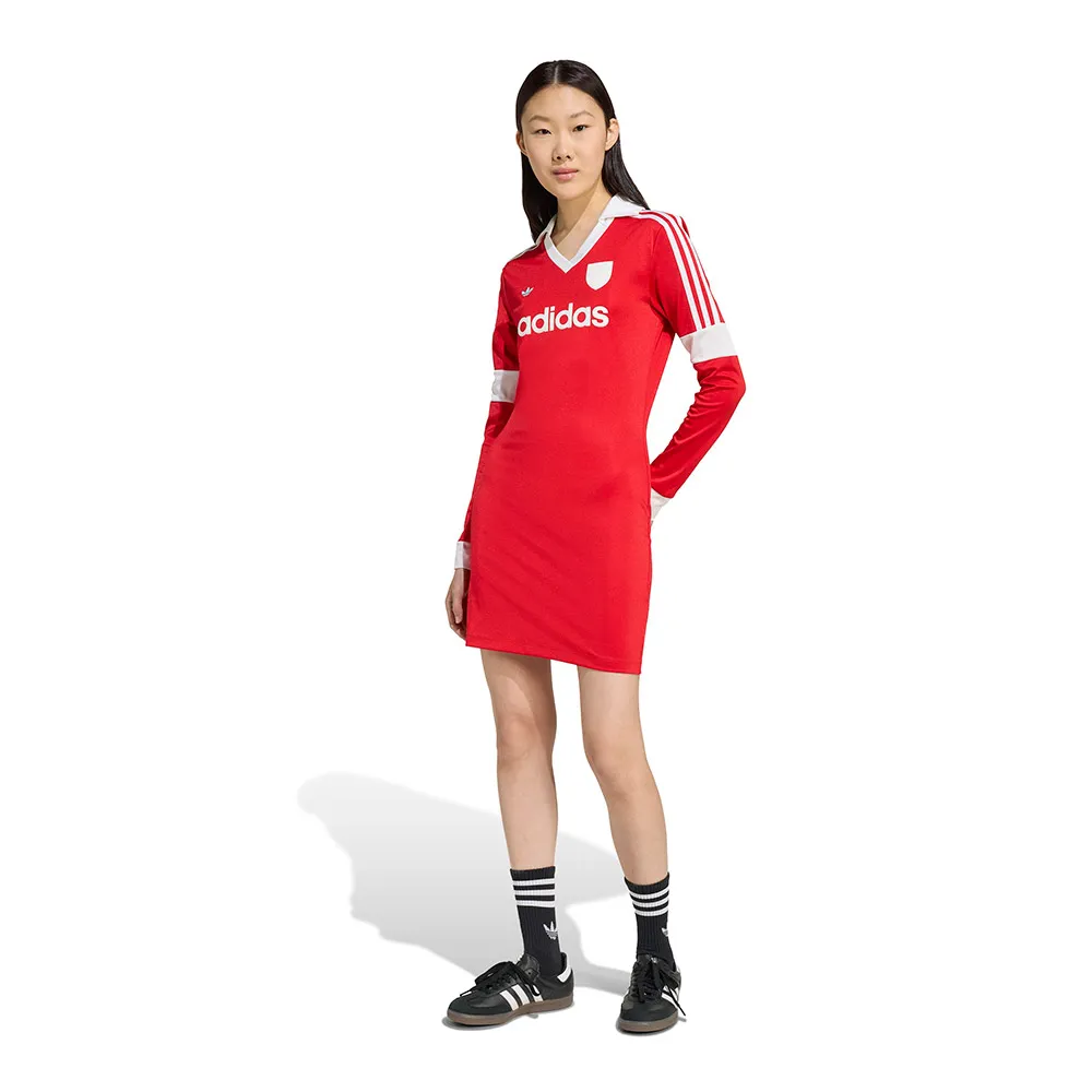 

Платье adidas Originals Graphic Football Jersey, красный