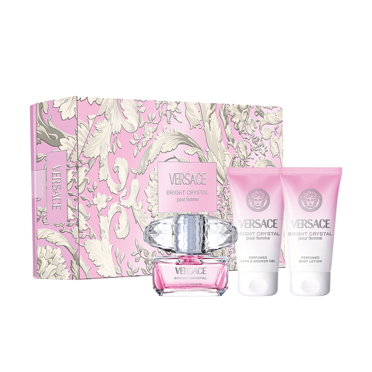 

VERSACE Pink Diamond Crystal Eau De Parfum/Pink Diamond Gift Box Set Eau De Toilette