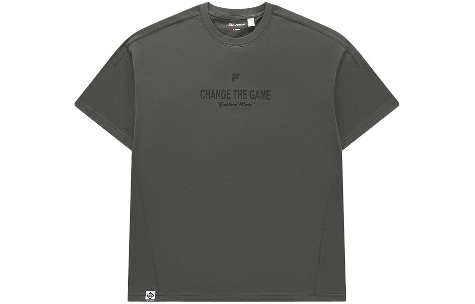 

Футболка унисекс FOB Series медово-фантомный серый FILA FUSION