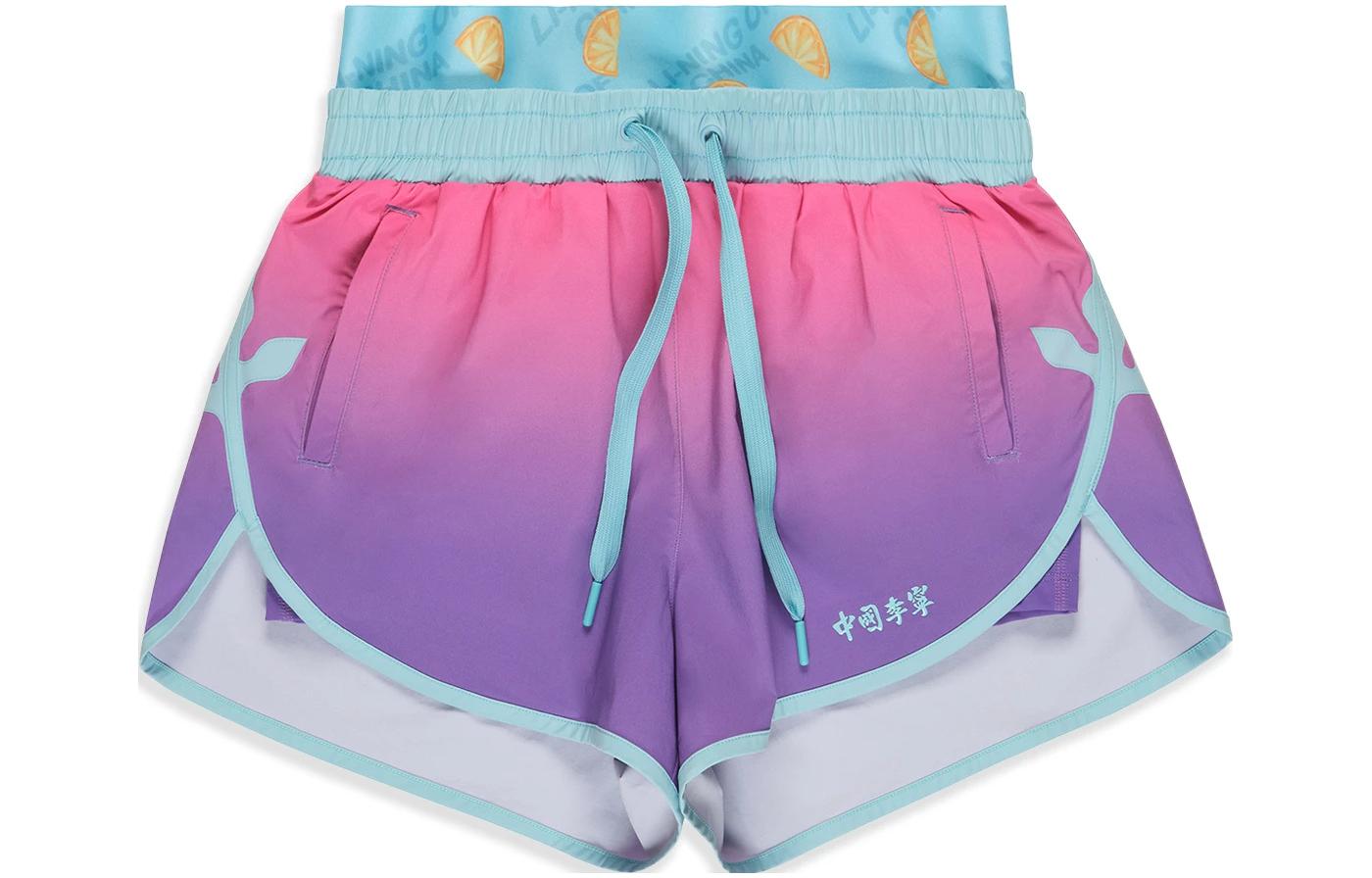 

Li Ning X League Of Legends Pool Party Co branded Series Casual Shorts LiNing, vibrant розовый all over print combination