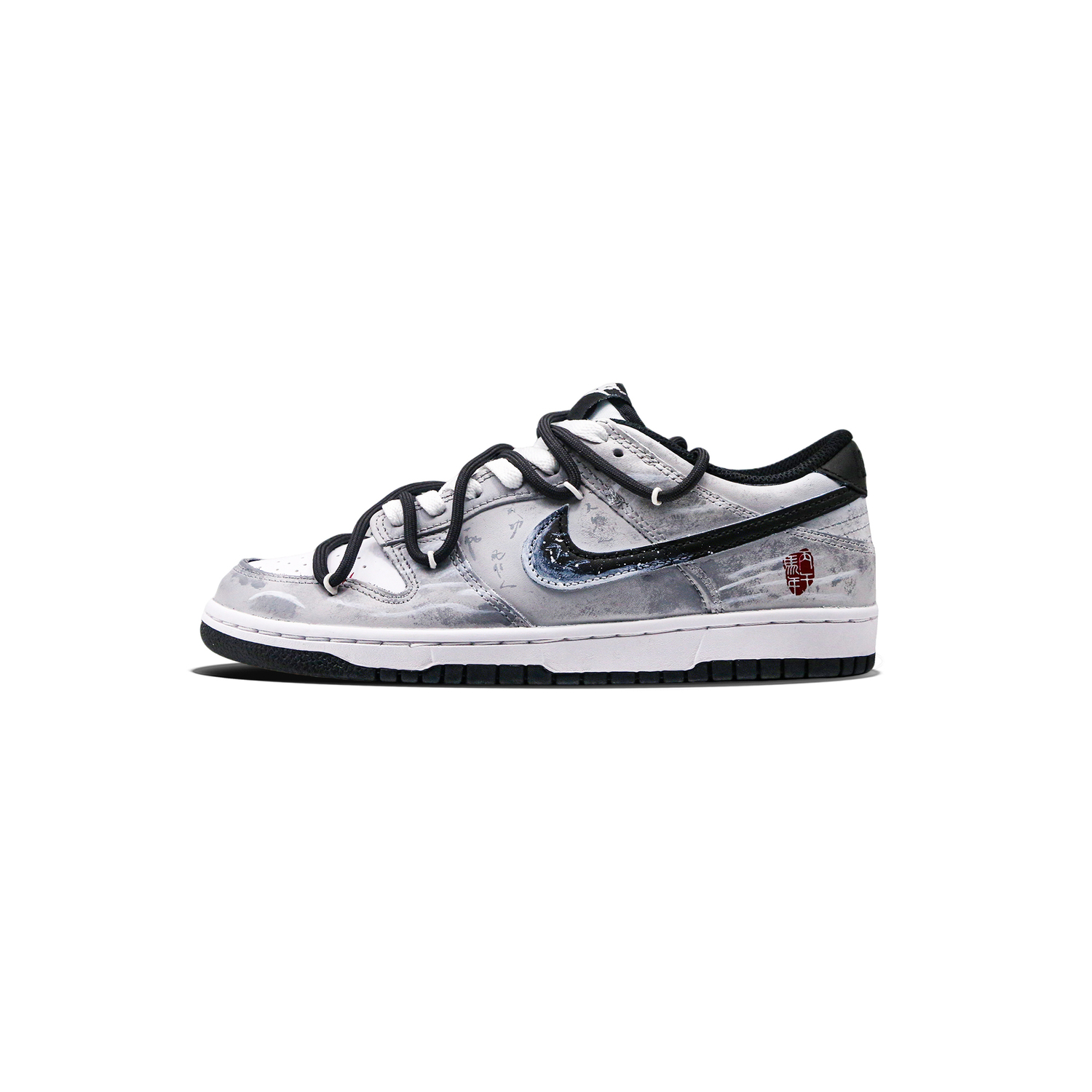 

Nike Dunk Ink Blade устойчивые к истиранию низкие кроссовки для скейтбординга Unisex Gray