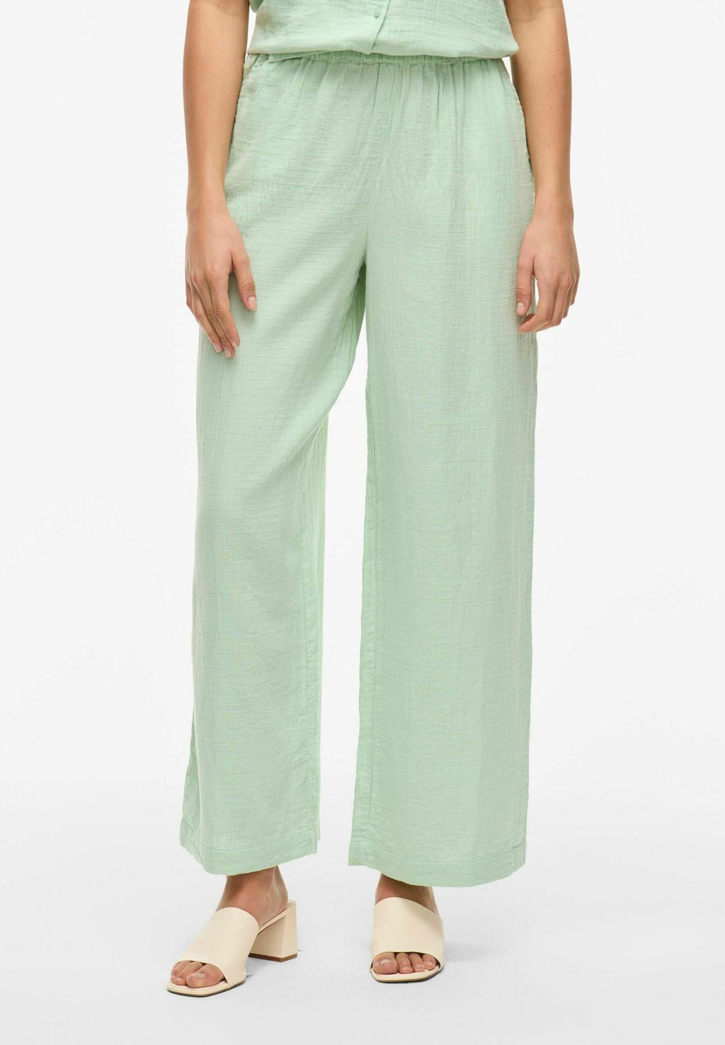 

Брюки MIT WEITEM BEIN NIA HIGH WAIST VILA, цвет Silt Green