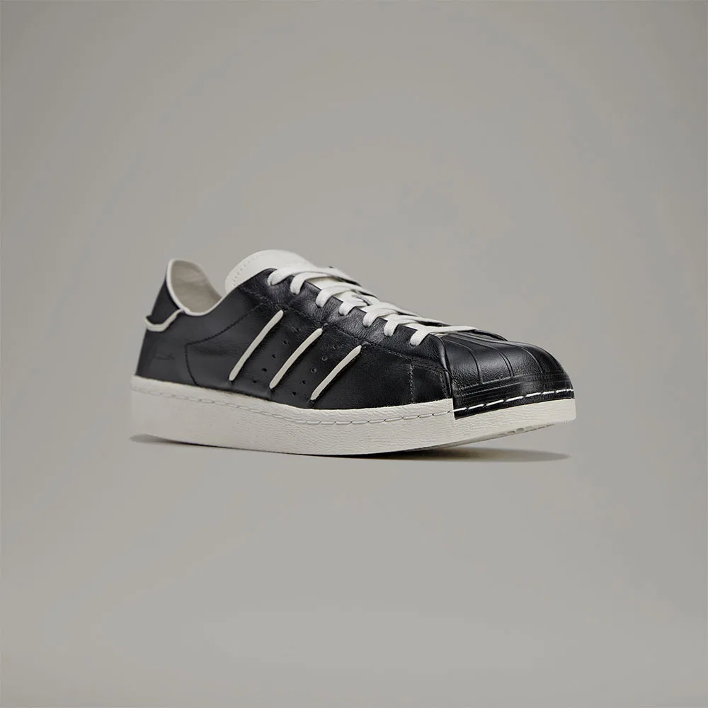 Мужские чёрные низкие кроссовки Y-3 Superstar от Y-3