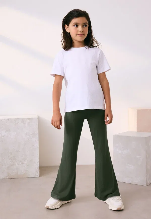 Брюки-легинсы Regular fit flare Next, цвет хаки
