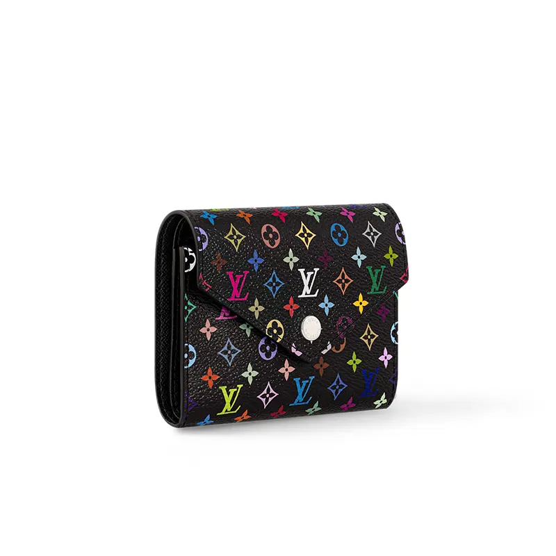 LOUIS VUITTON Кошелек Victorine от Takashi Murakami черный разноцветный — фото 2
