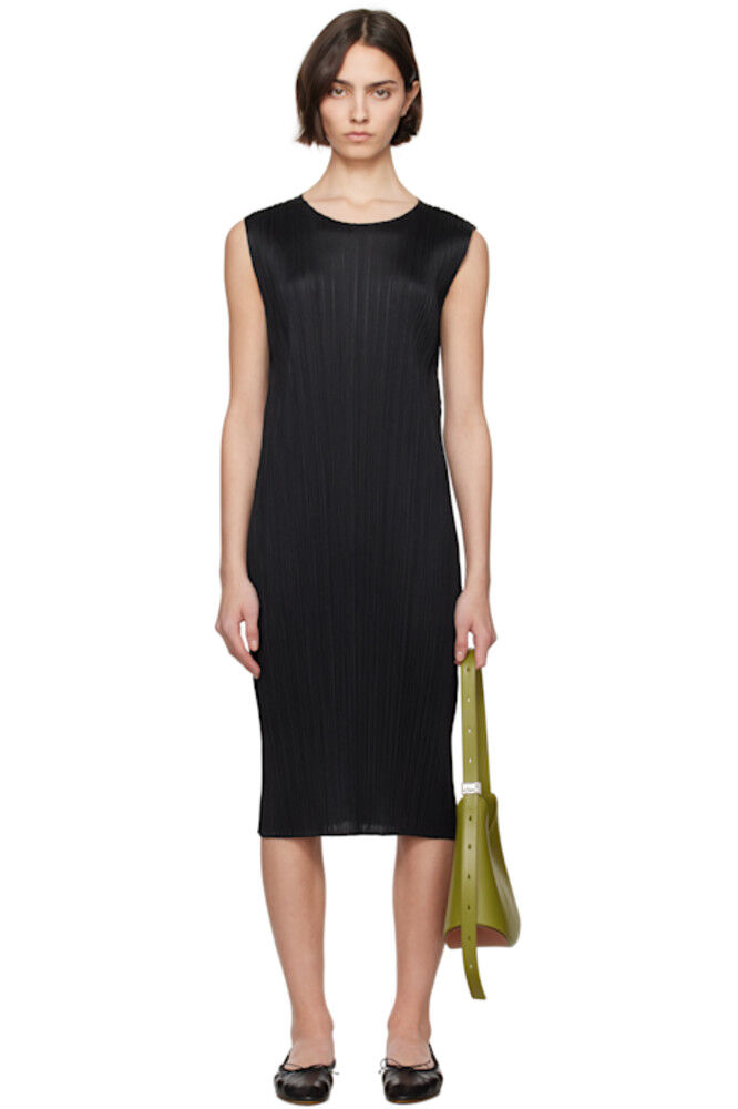 

Черное платье миди Monthly Colors April PLEATS PLEASE ISSEY MIYAKE