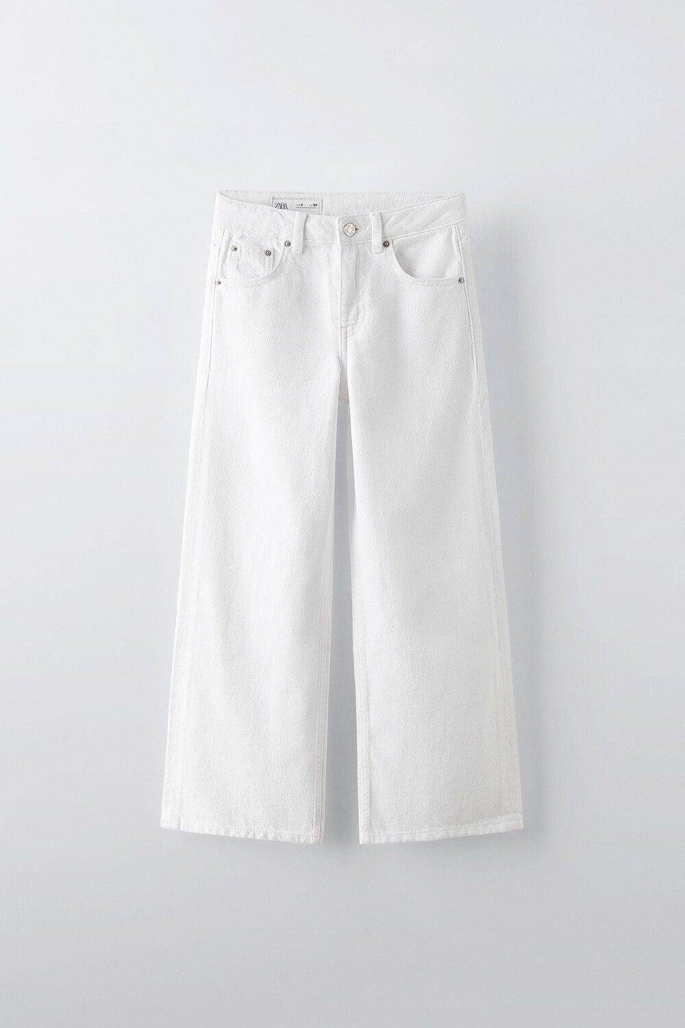 

Широкие джинсы ZARA, белый