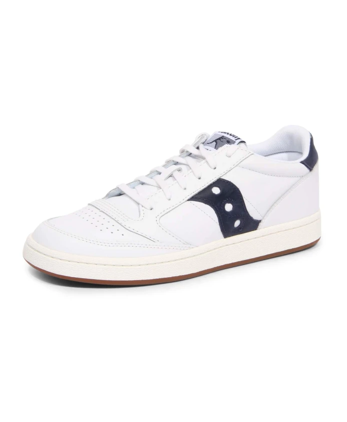 Белые/Темно-Синие туфли для джазового корта Saucony, белый — фото 2