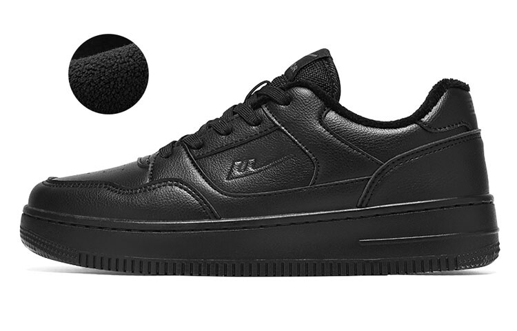 

Кроссовки WARRIOR Skateboarding Shoes Unisex Low-top Black, черный