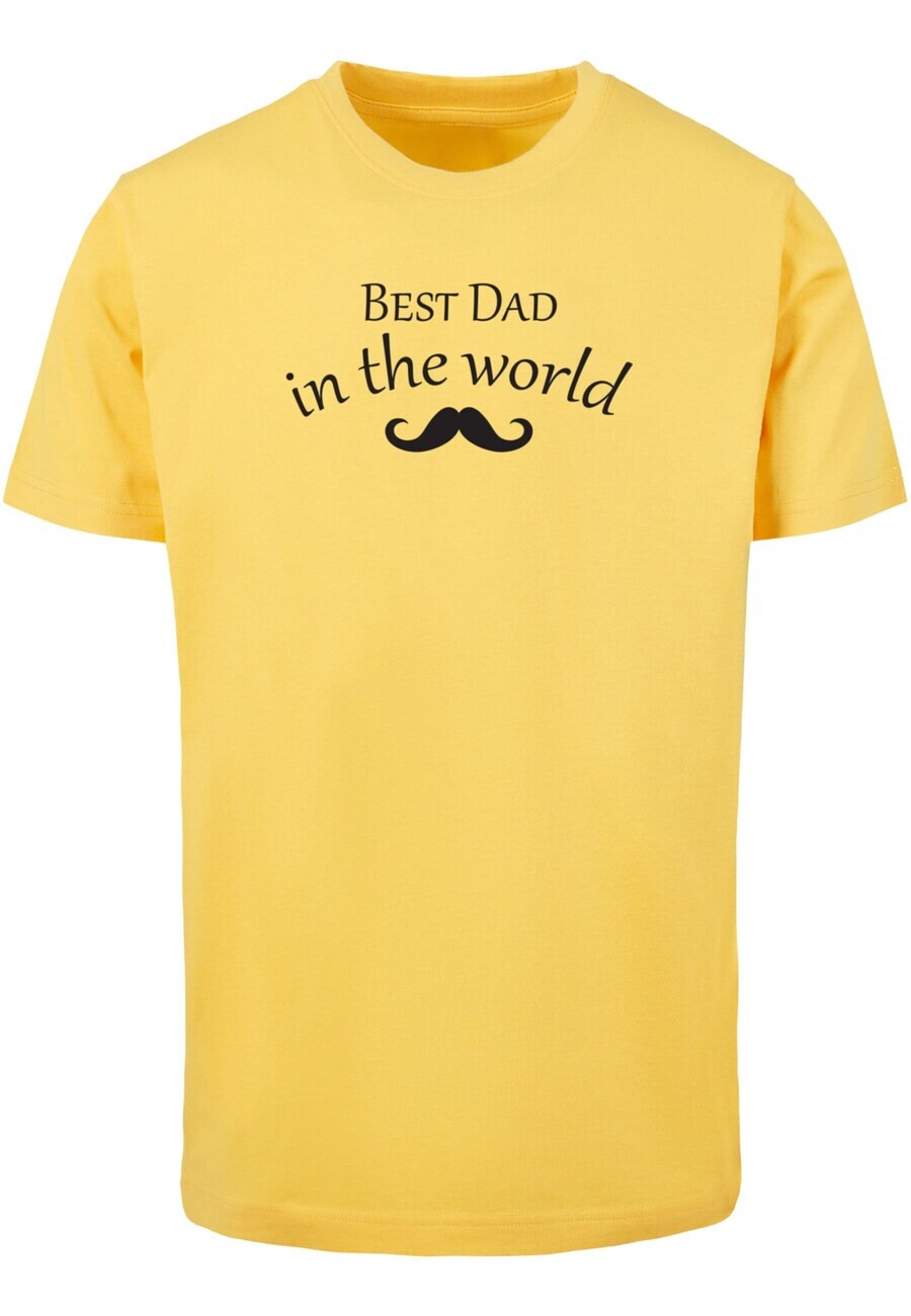 

Футболка Merchcode Fathers Day - Best dad, светло-желтый