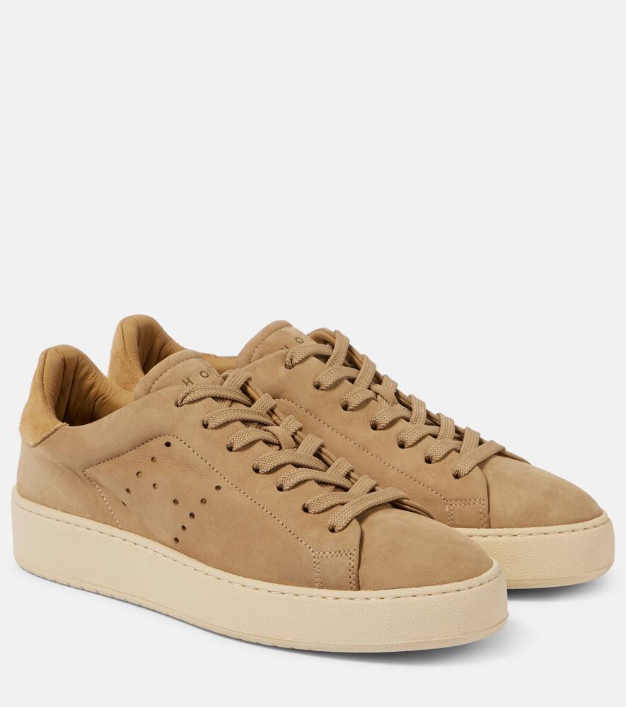 Кроссовки H672 из замши Hogan, C606+C805-Beige