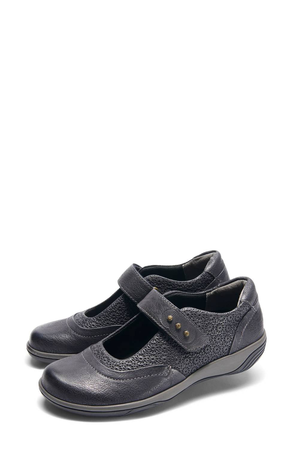 Женские балетки Aloe Mary Jane в темно-синем цвете Halsa Footwear