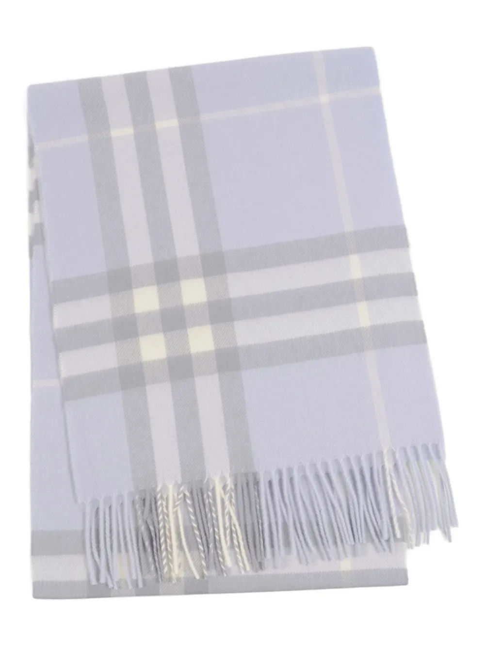 

Кашемировый шарф в клетку BURBERRY, фиолетовый