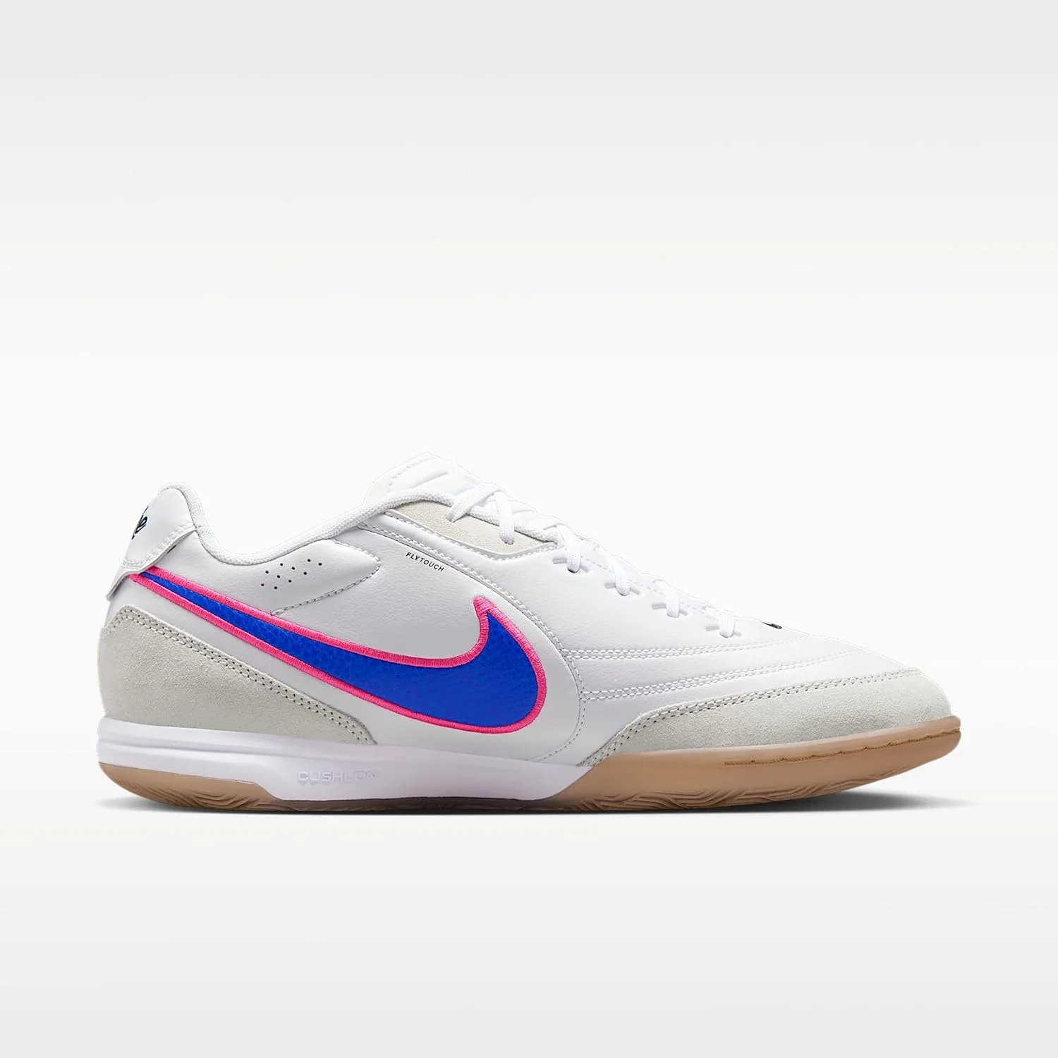 Мужские спортивные кроссовки Nike Tiempo Streetgato, белый/синий/розовый — фото 3
