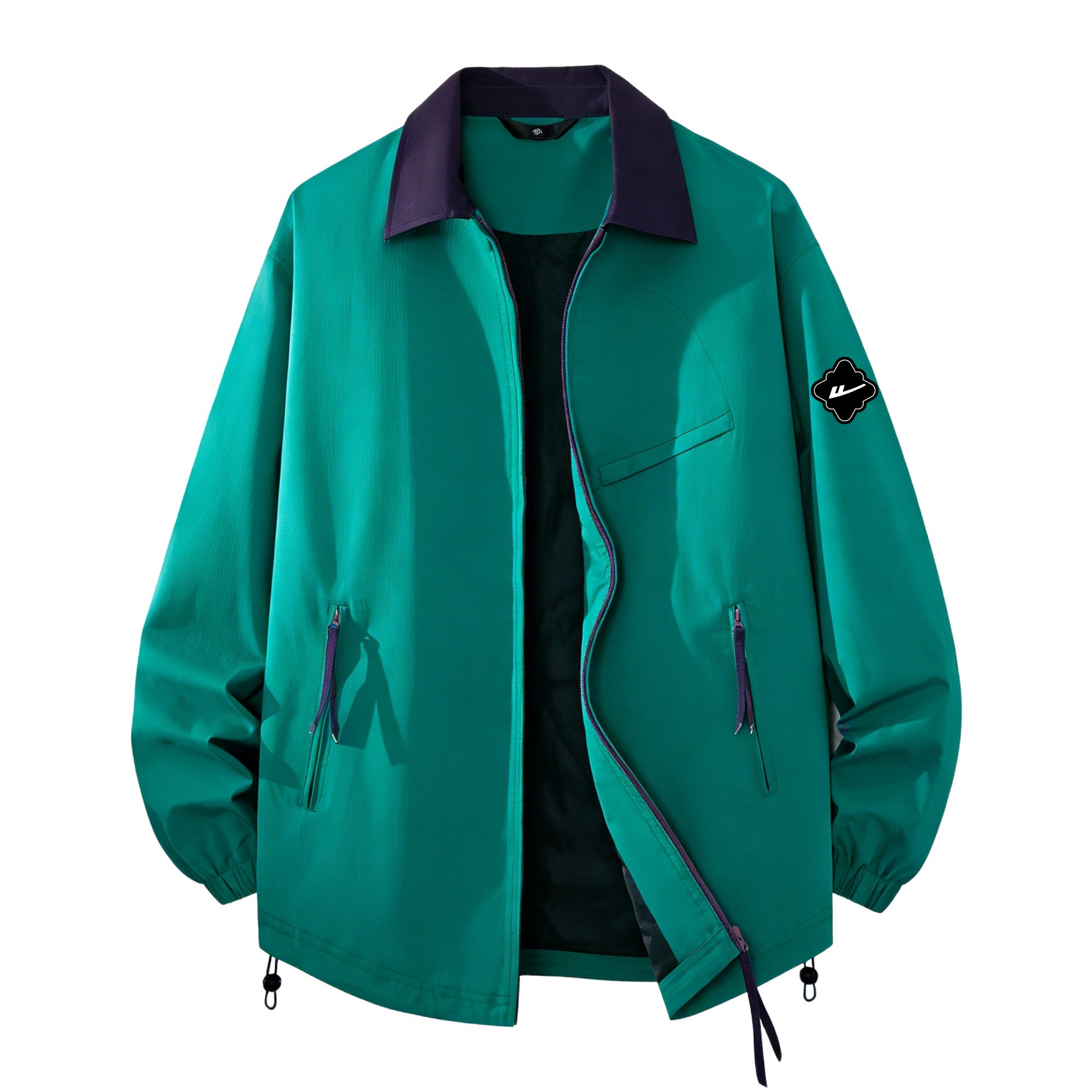 

Куртка Unisex Open Ended Smiling Collection WARRIOR, jade stone teal (diy badge)