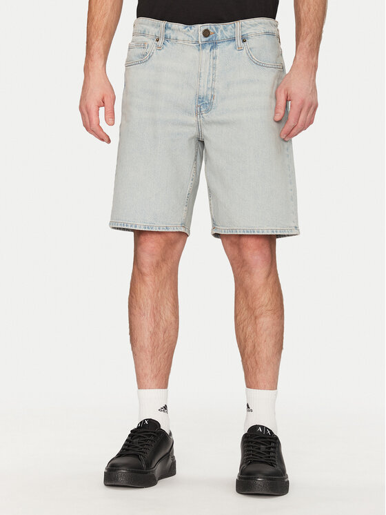 

Джинсовые шорты обычного кроя M4YD37 D5M51 Guess Jeans, синий