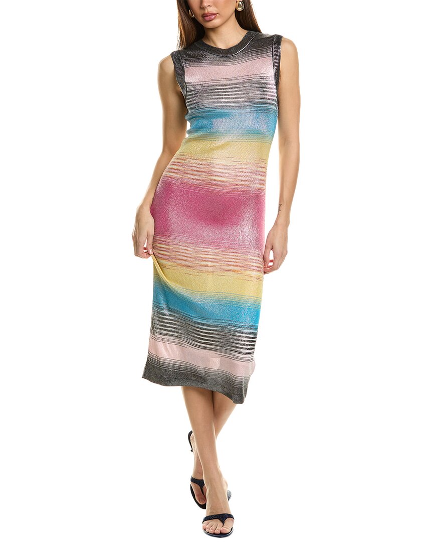 

Платье-футляр Missoni из смесового шелка, розовый