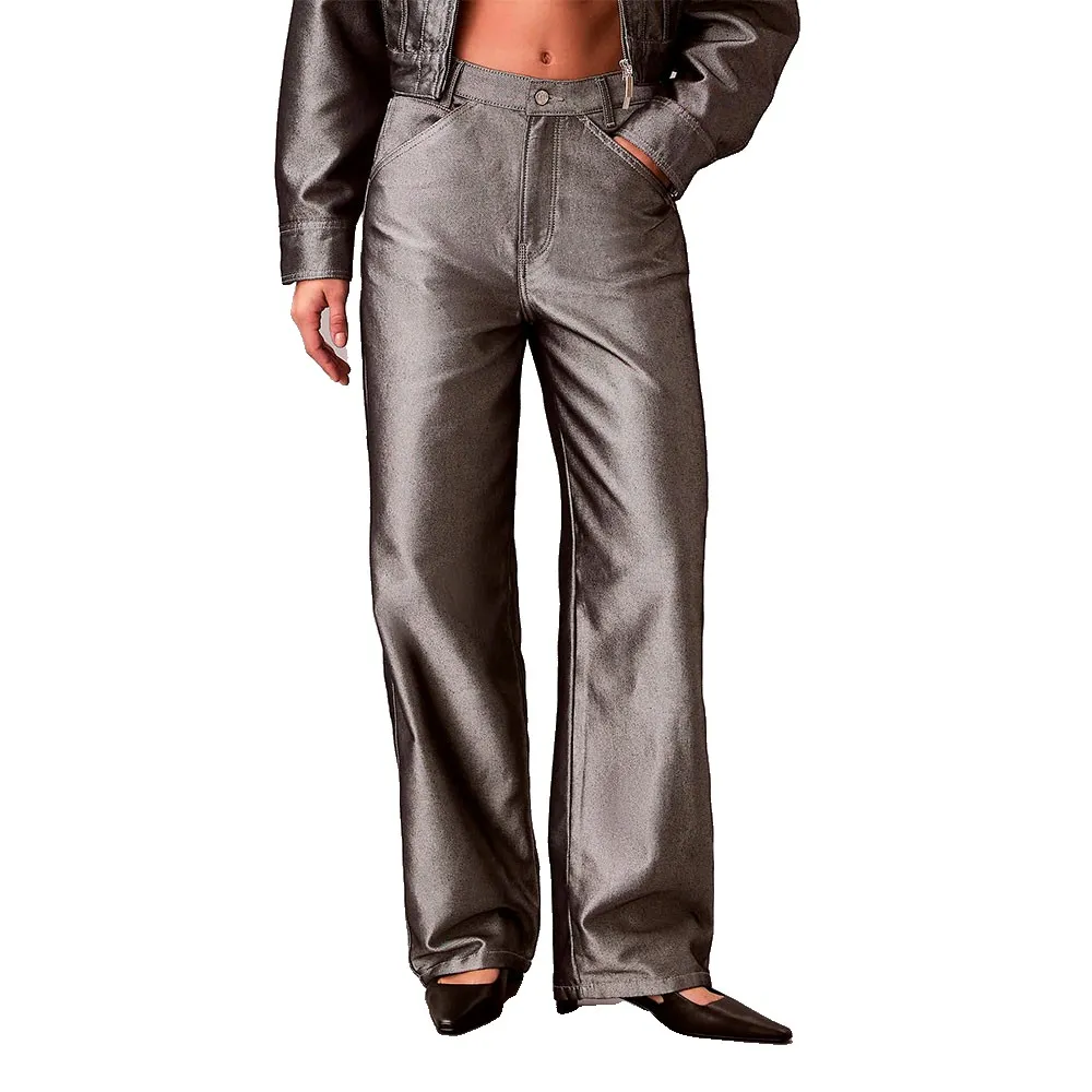 

Джинсы Calvin Klein LV047E718G Barrel Relaxed Fit Calvin klein jeans, серебряный