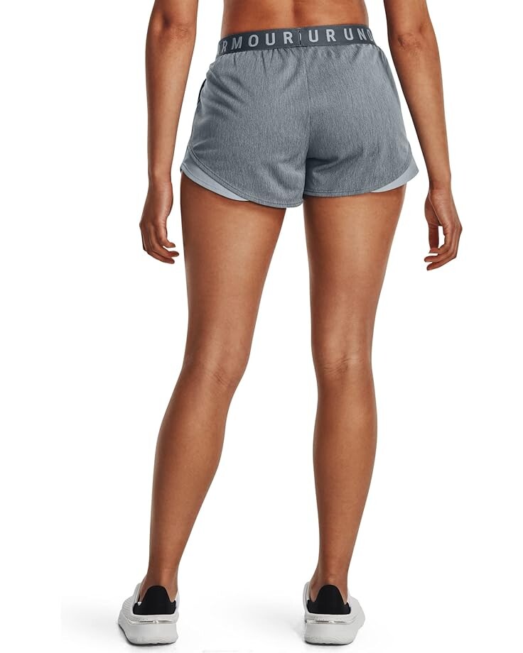 

Шорты Under Armour Play Up Shorts 3.0 Twist, цвет Gravel/Harbor Blue/Harbor Blue