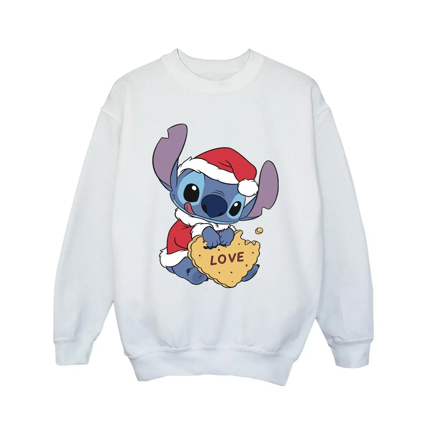 Свитшот с принтом Disney Lilo & Stitch, белый — фото 2