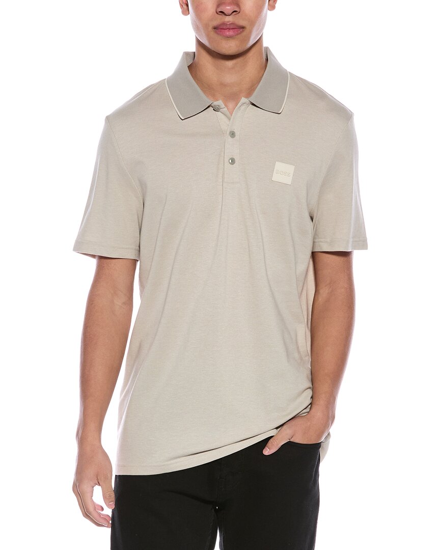 

Рубашка-поло BOSS Hugo Boss Peoxford Boss by Hugo Boss, серый