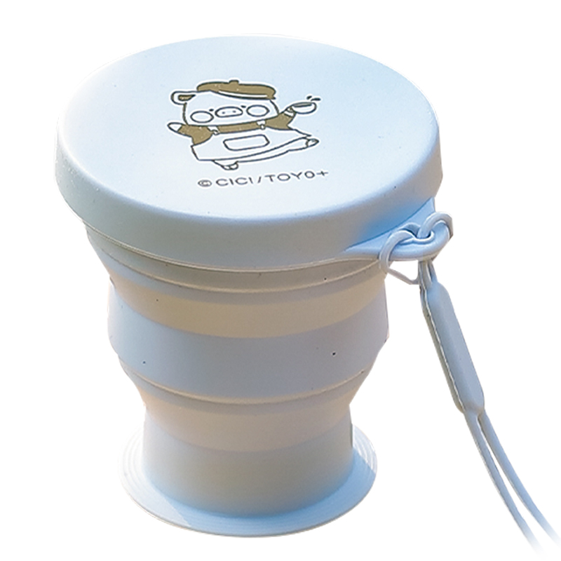 

Пластиковые стаканы для воды объемом 200 мл KAWASIMAYA, [Blue]Lulu Pig Folding Water Cup 200Ml