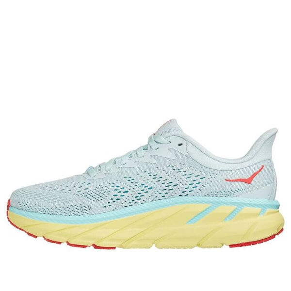 Кроссовки clifton 7 'morning mist hot coral' Hoka One One, мультиколор — фото 2