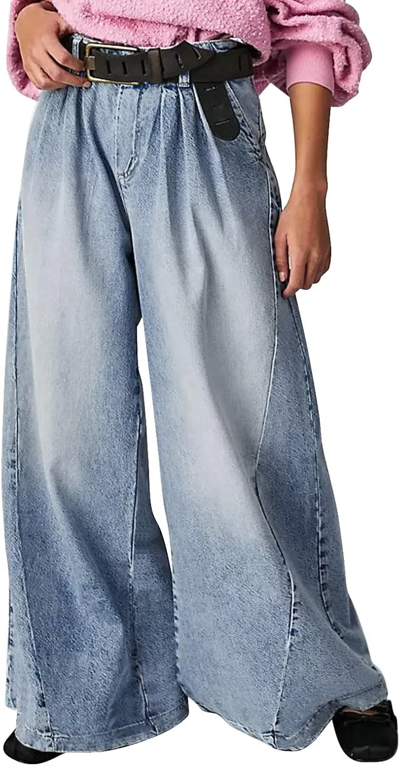 Джинсы прямые athletic-fit Y2K Light Blue