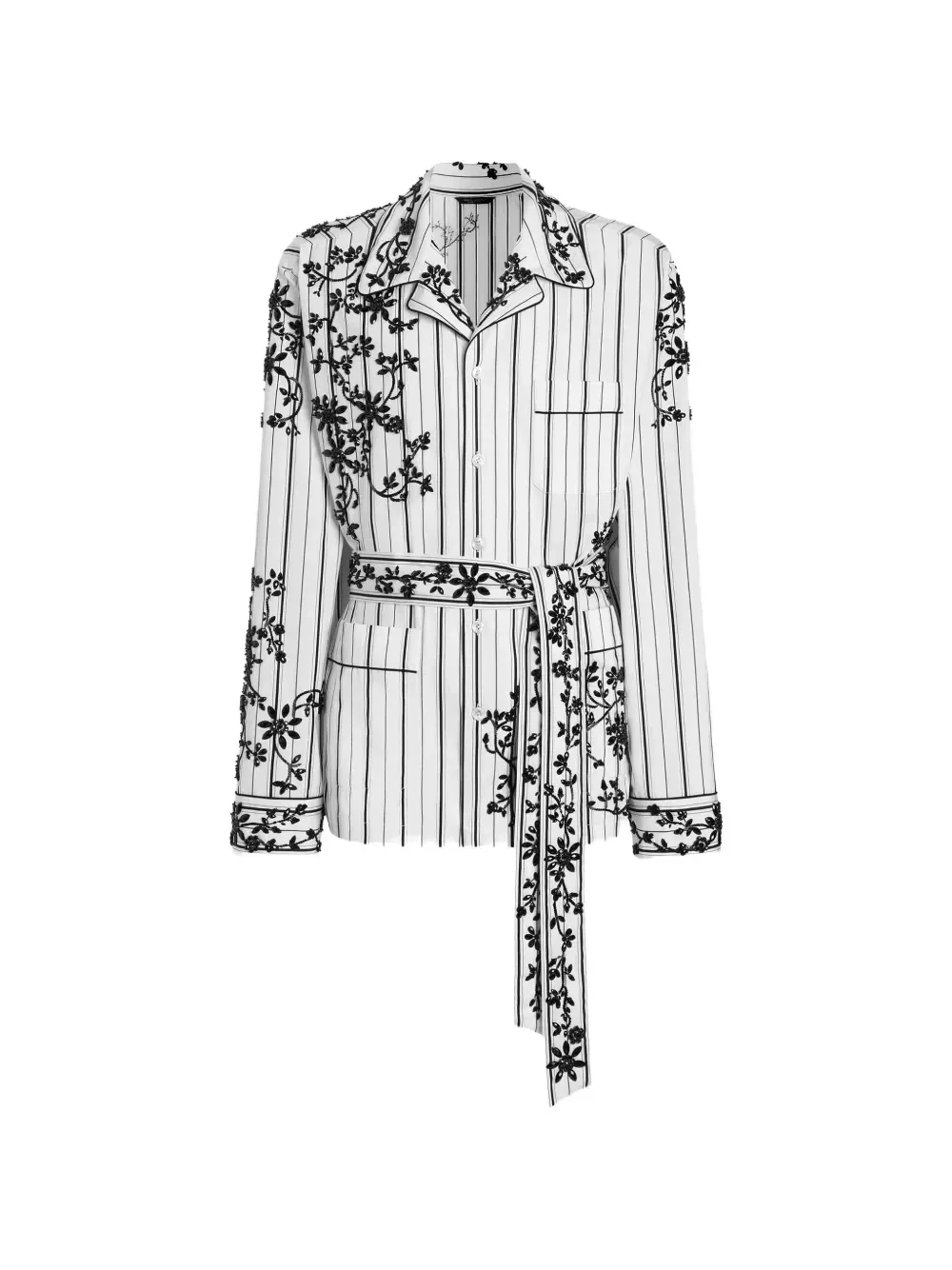 Халат Vanity с вышивкой DOLCE & GABBANA, белый