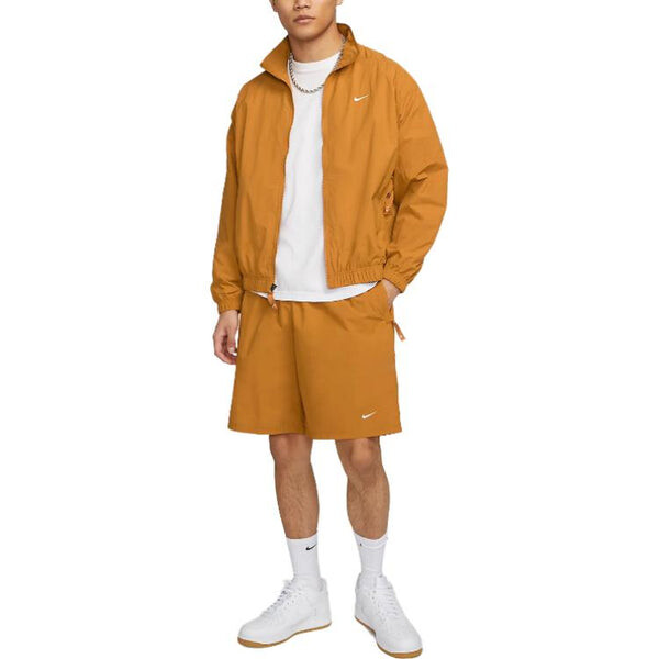 Куртка nrg solo swoosh плетеная спортивная куртка Nike, желтый — фото 3