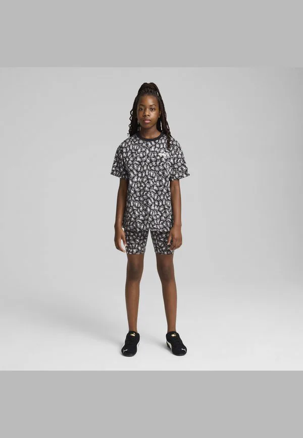 Основные шорты с животными принтами Puma, Black
